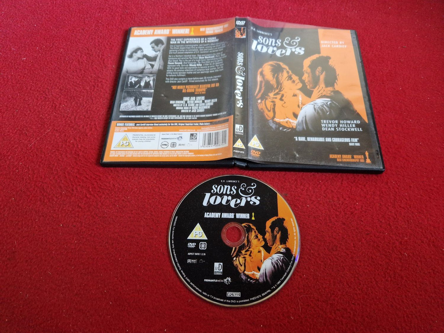 SONS & LOVERS DVD