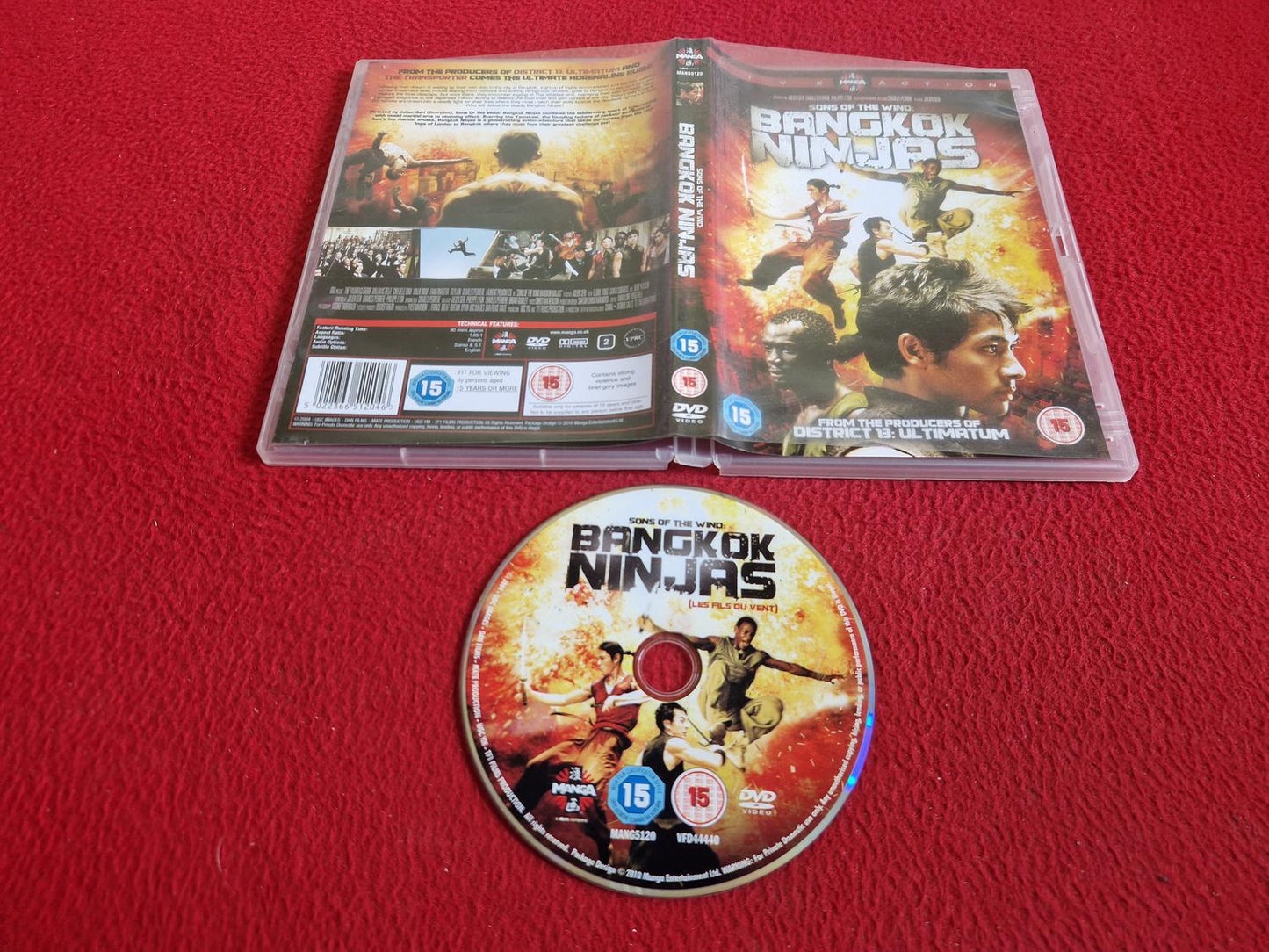SONS OF THE WIND BANGKOK NINJAS DVD