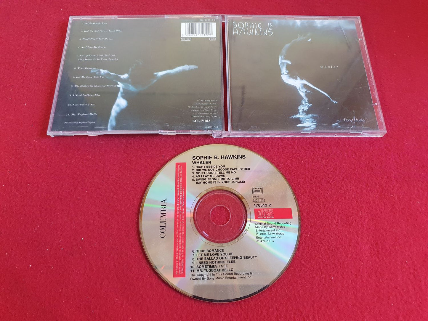 SOPHIE B HAWKINS WHALER till CD