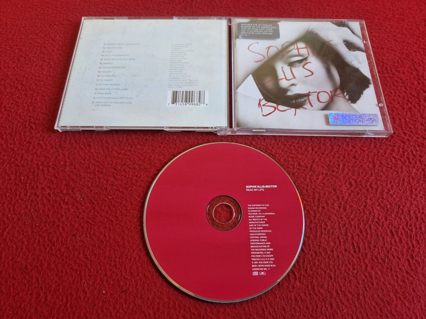 SOPHIE ELLIS BEXTOR READ MY LIPS SPECIAL EDITION CD