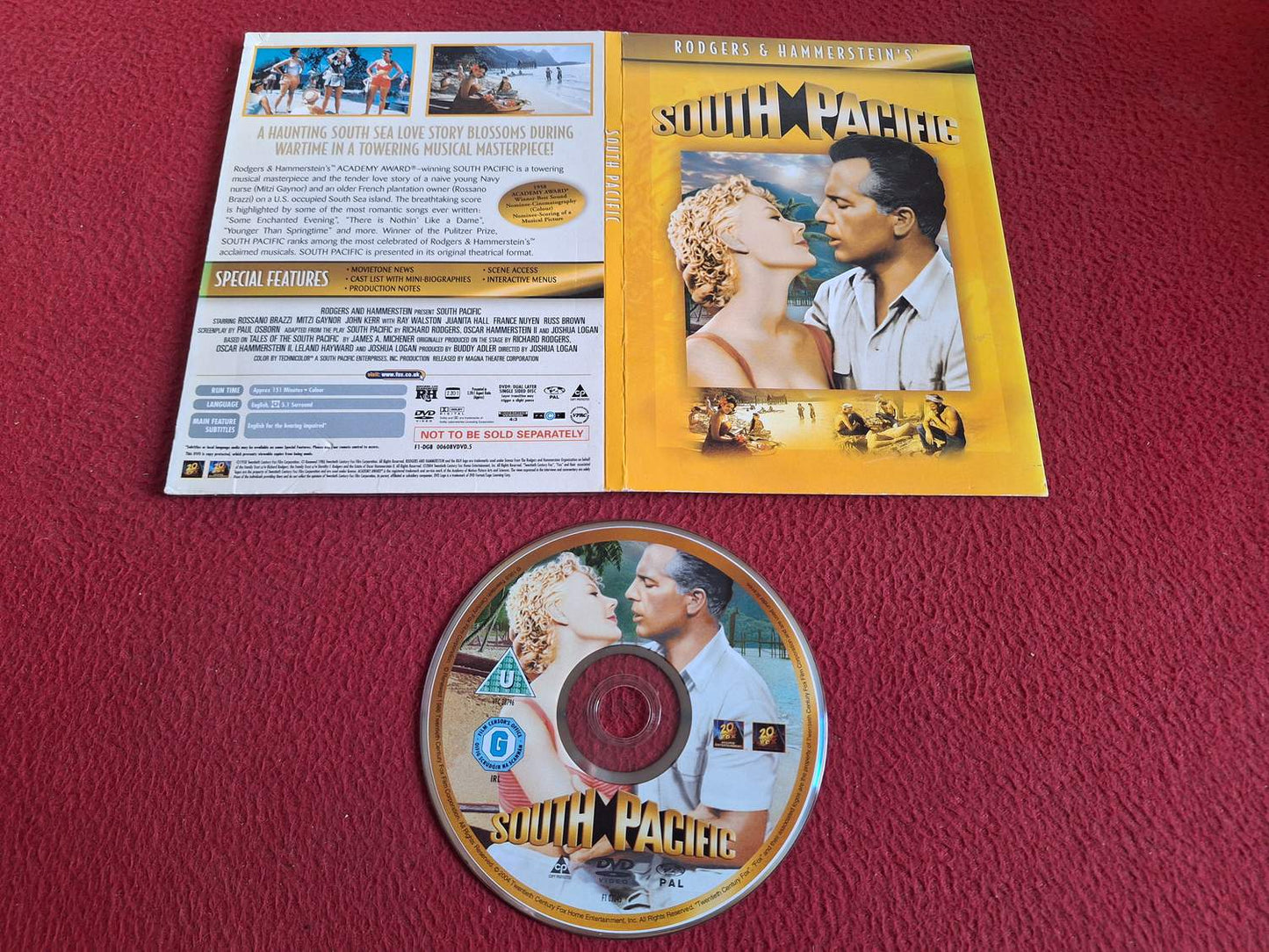 SOUTH PACIFIC DVD