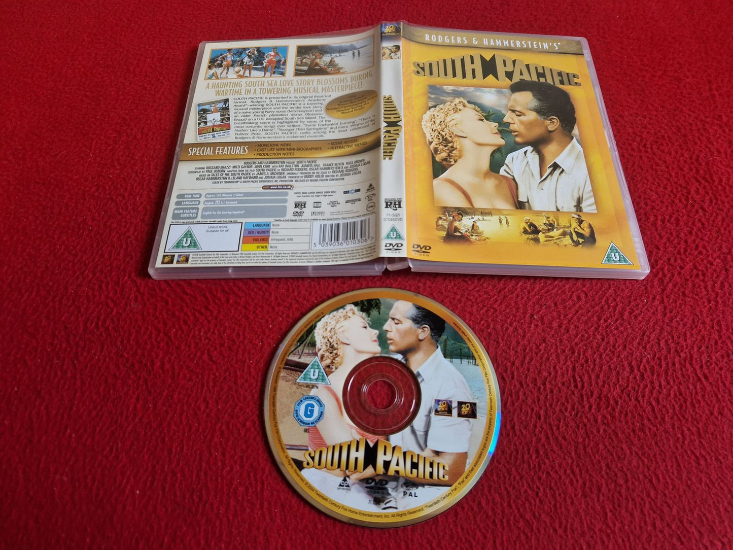 SOUTH PACIFIC DVD