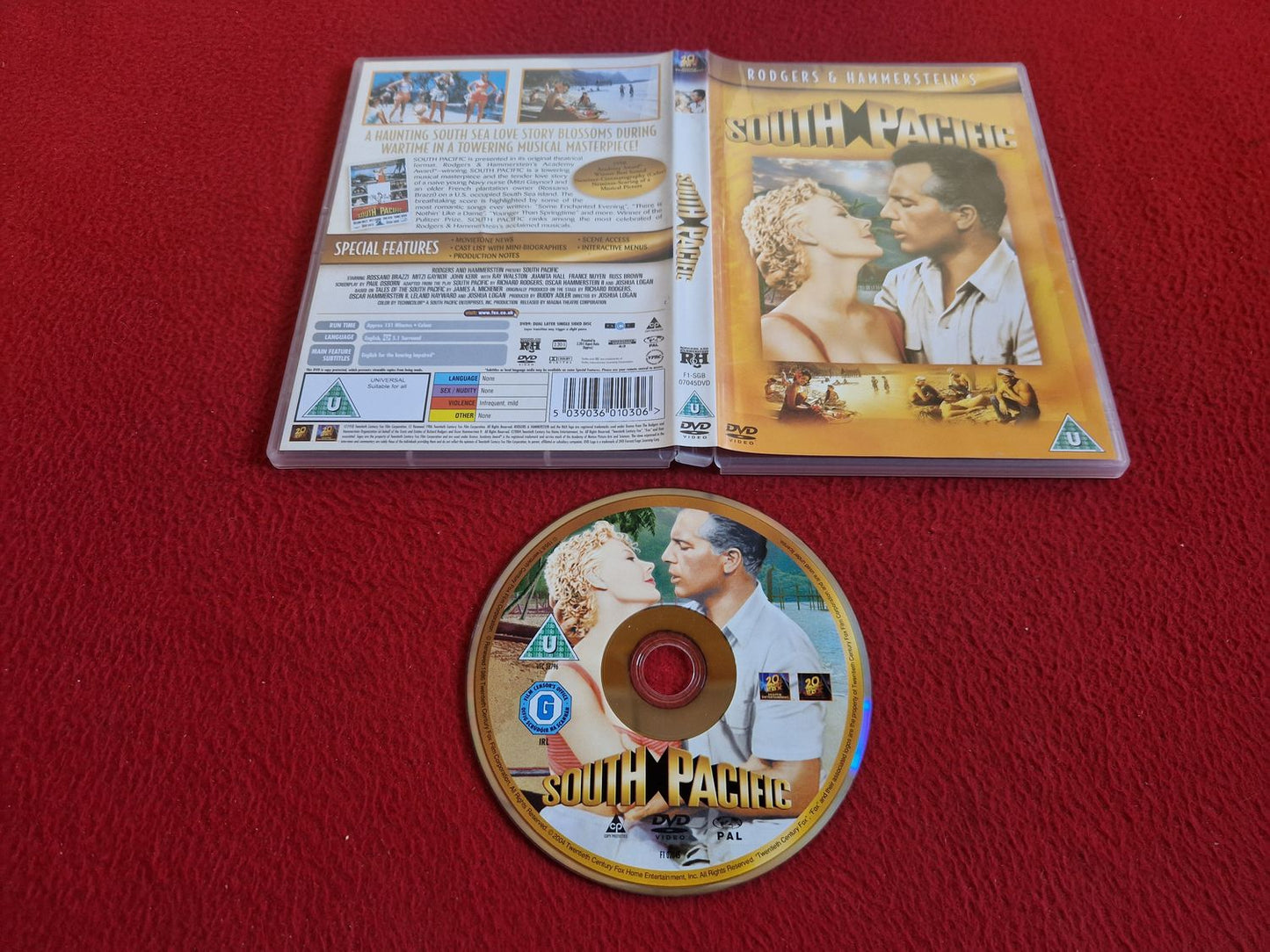 SOUTH PACIFIC DVD