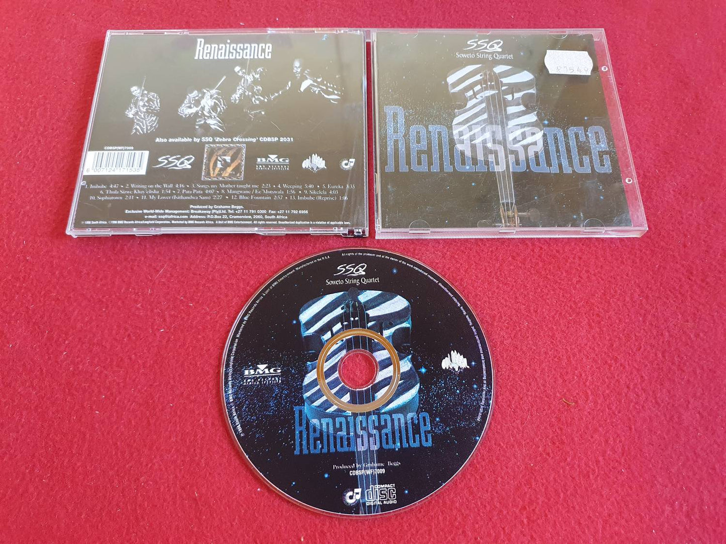 SOWETO STRING QUARTET RENASSANCE till CD