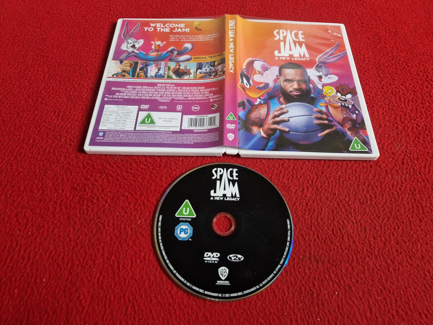 SPACE JAM A NEW LEGACY DVD