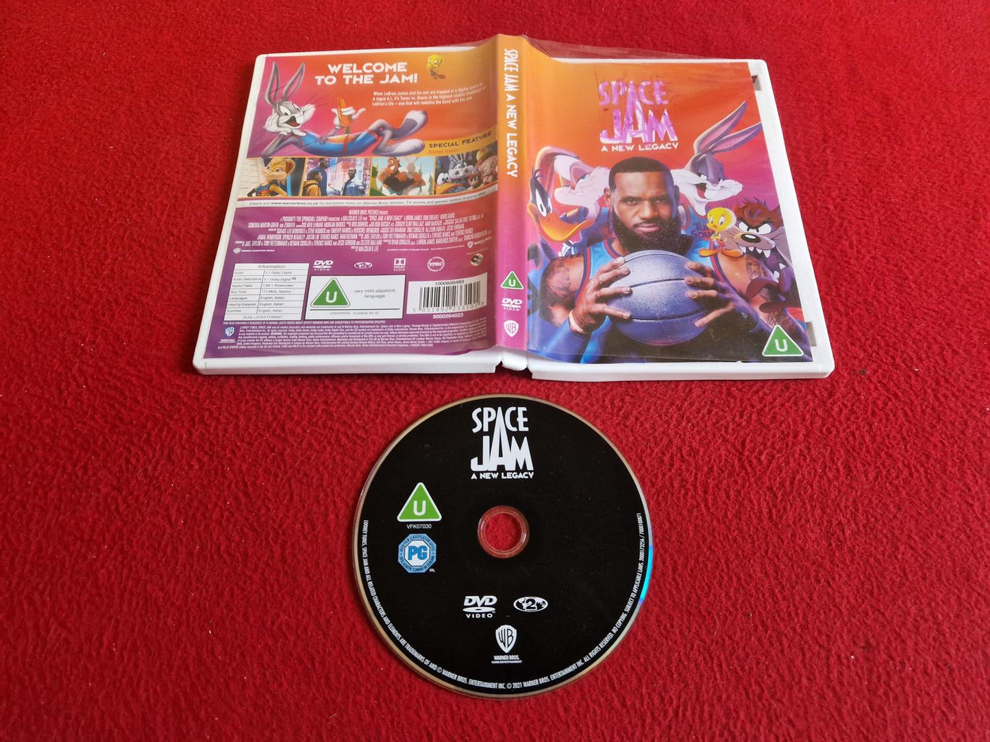 SPACE JAM A NEW LEGACY DVD
