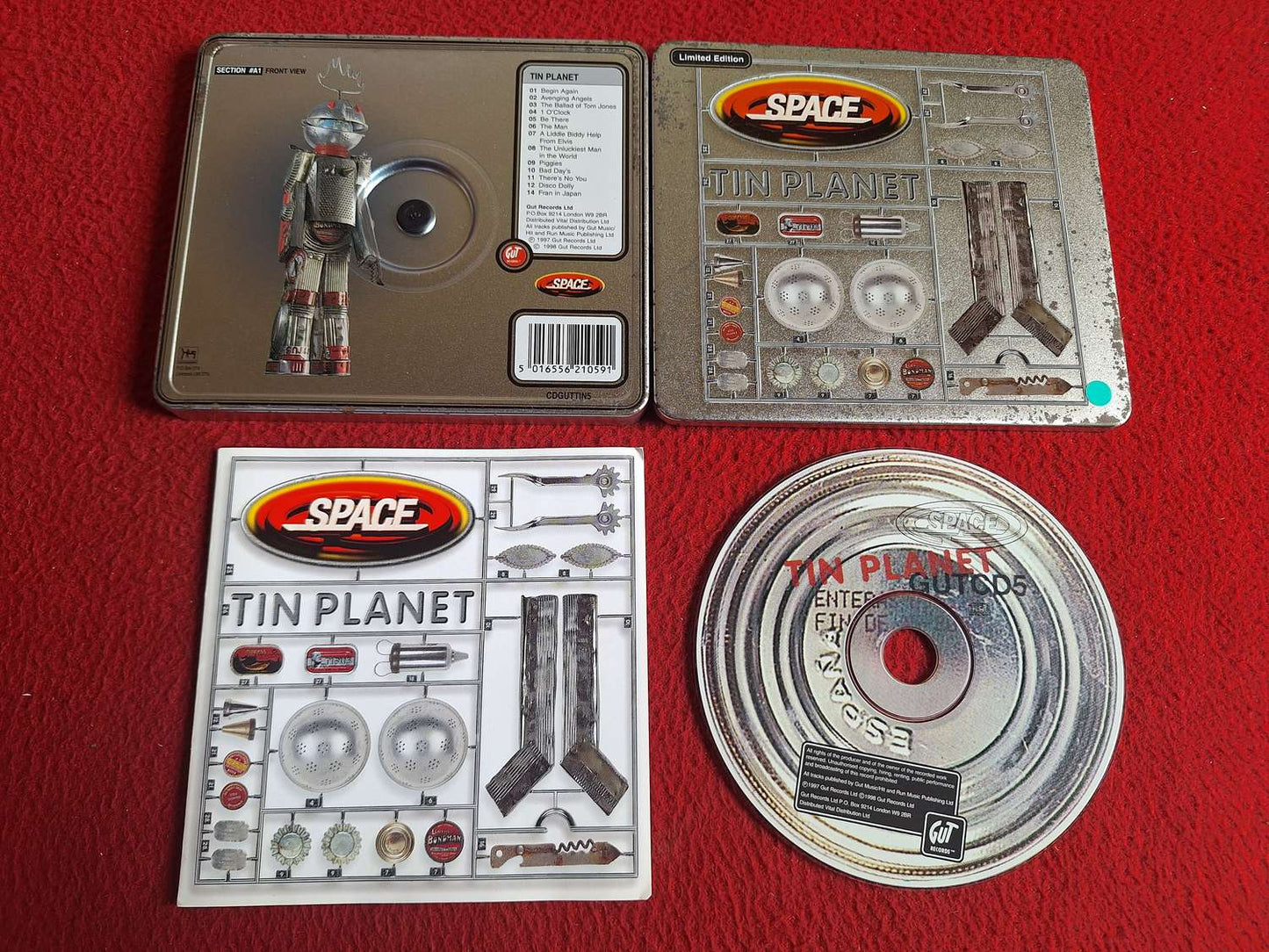 SPACE TIN PLANET LIMITED EDITION CD