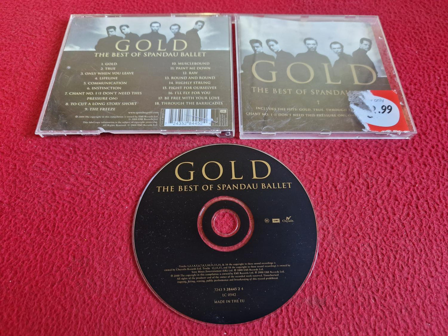SPANDAU BALLET GOLD THE BEST OF CD