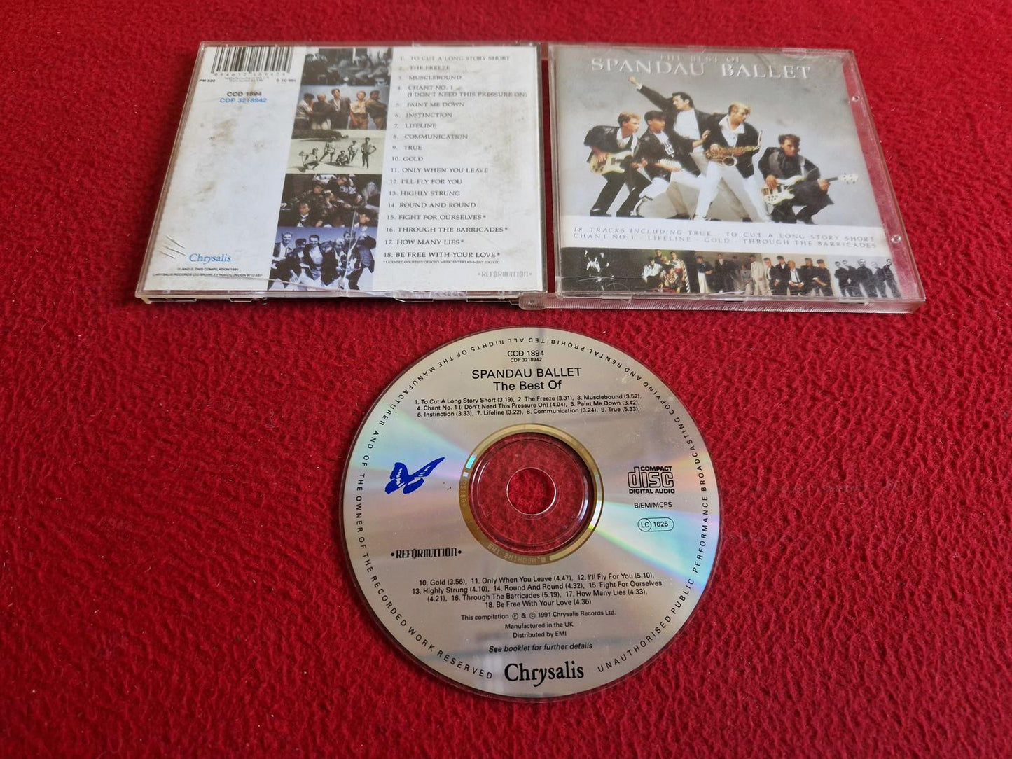 SPANDAU BALLET THE BEST OF SPANDAU BALLET CD