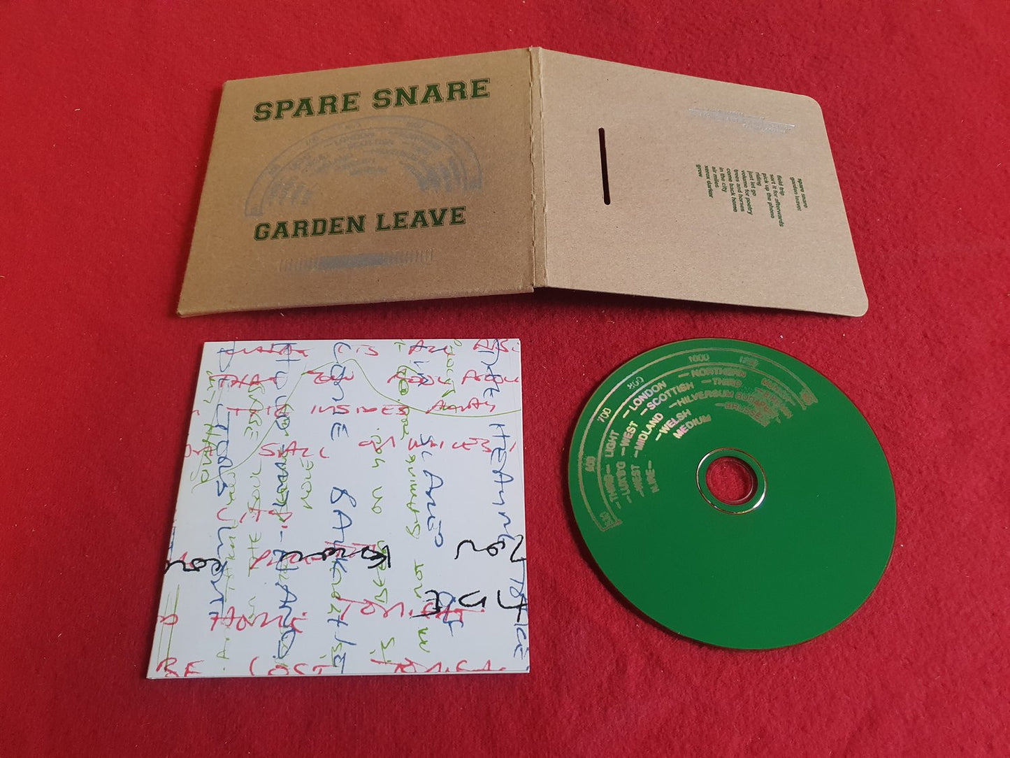 SPARE SNARE GARDEN LEAVE till CD