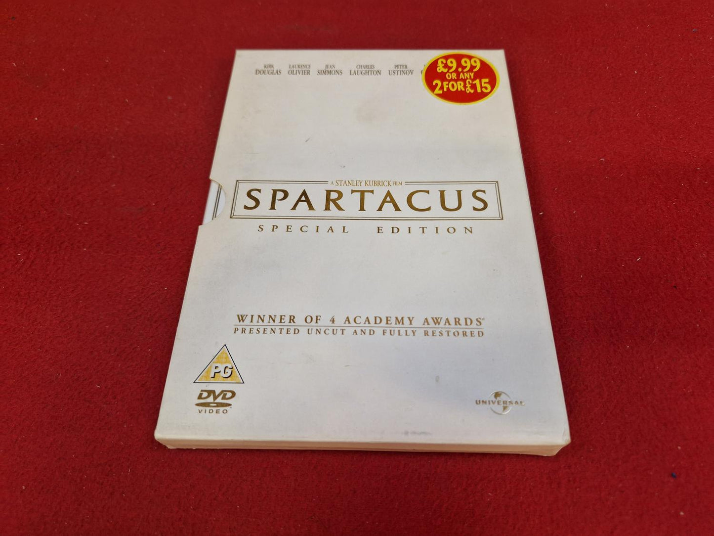 SPARTACUS SPECIAL EDITION BOX till DVD
