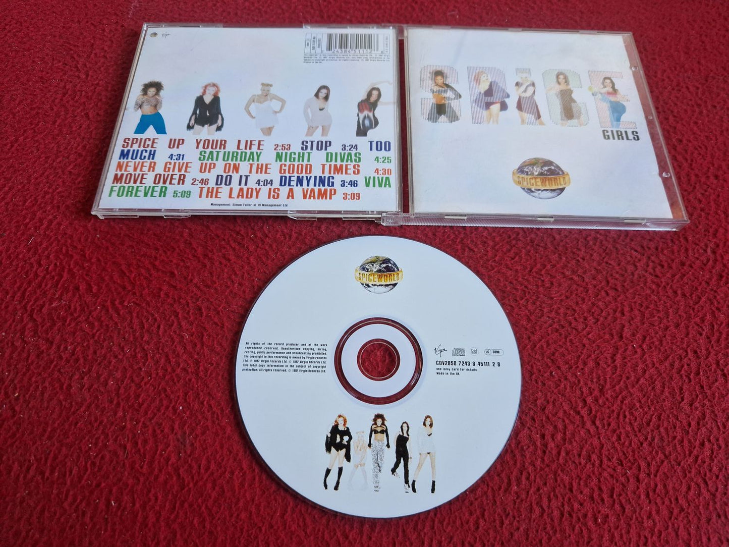SPICE GIRLS SPICEWORLD CD