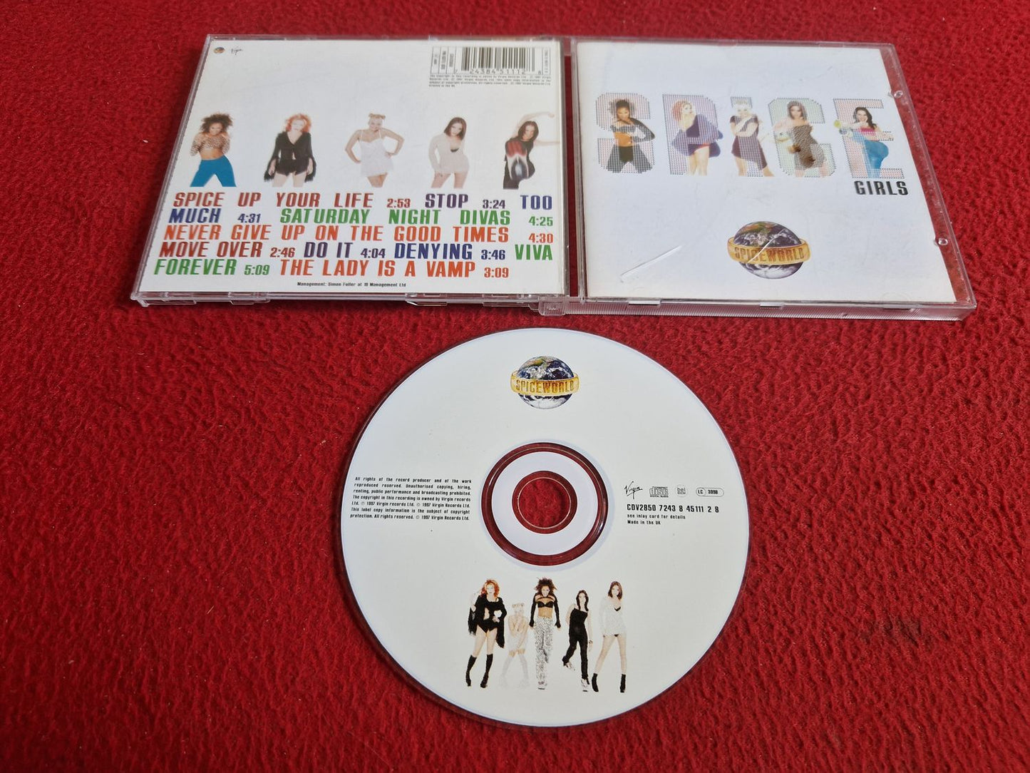 SPICE GIRLS SPICEWORLD CD