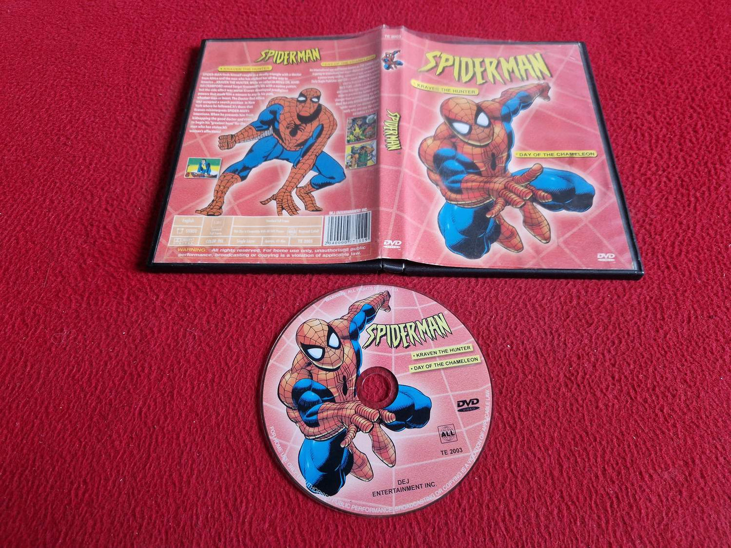 SPIDERMAN KRAVEN THE HUNTER / DAY OF THE CHAMELEON DVD
