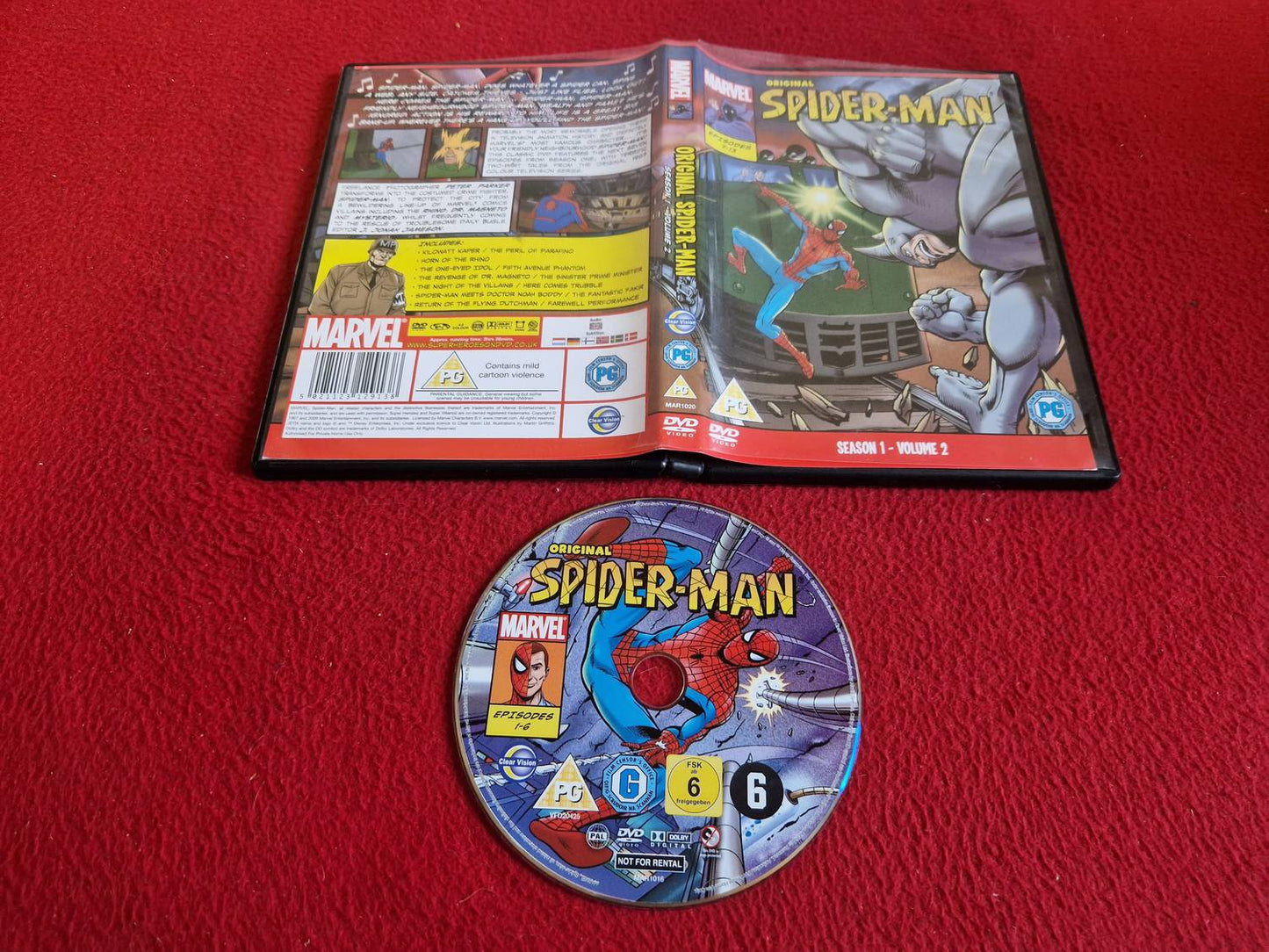 SPIDER-MAN SEASON 1 VOLUME 2 DVD