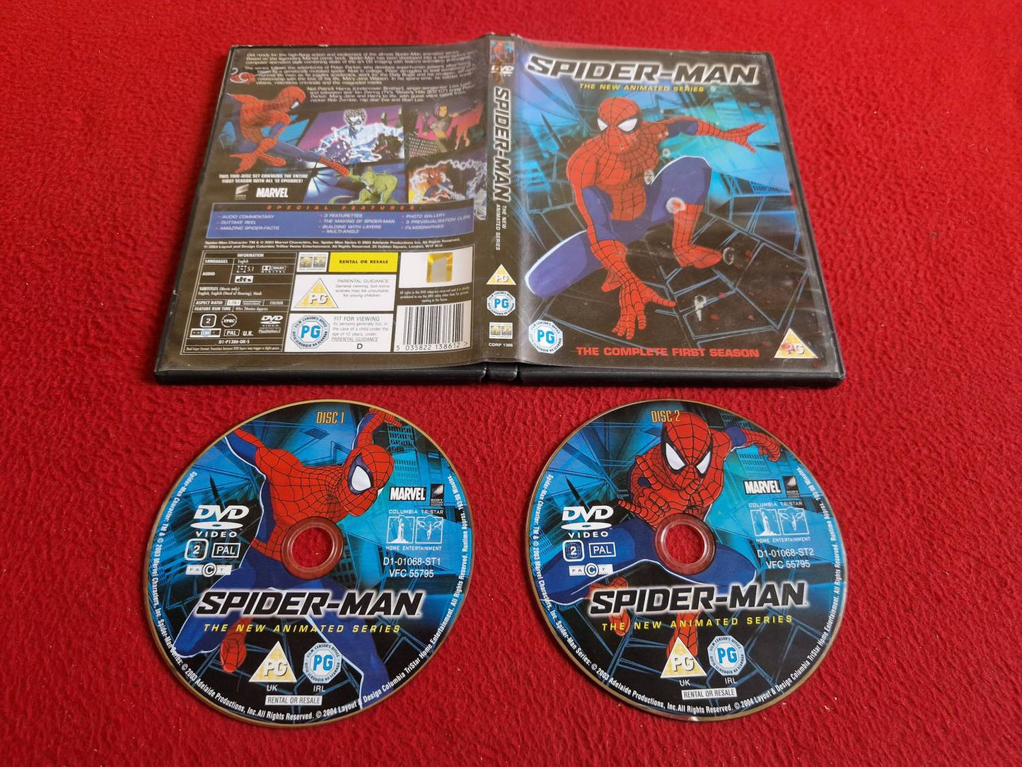 SPIDER-MAN THE NEW ANIMATED SERIES SEASON 1 DVD
