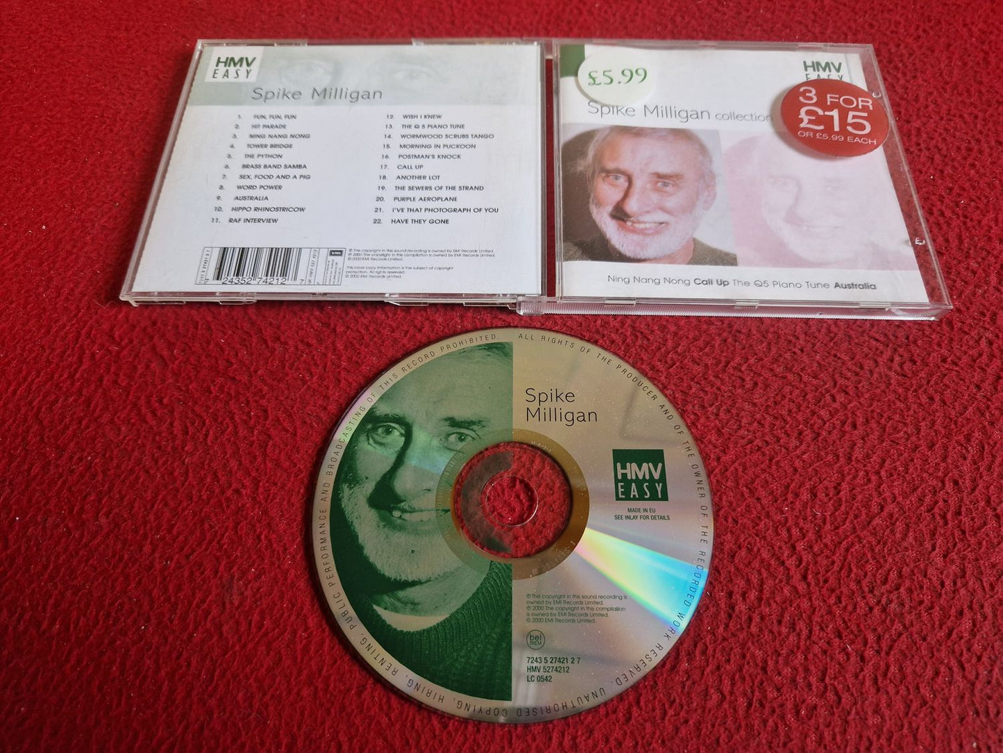 SPIKE MILLIGAN COLLECTION CD