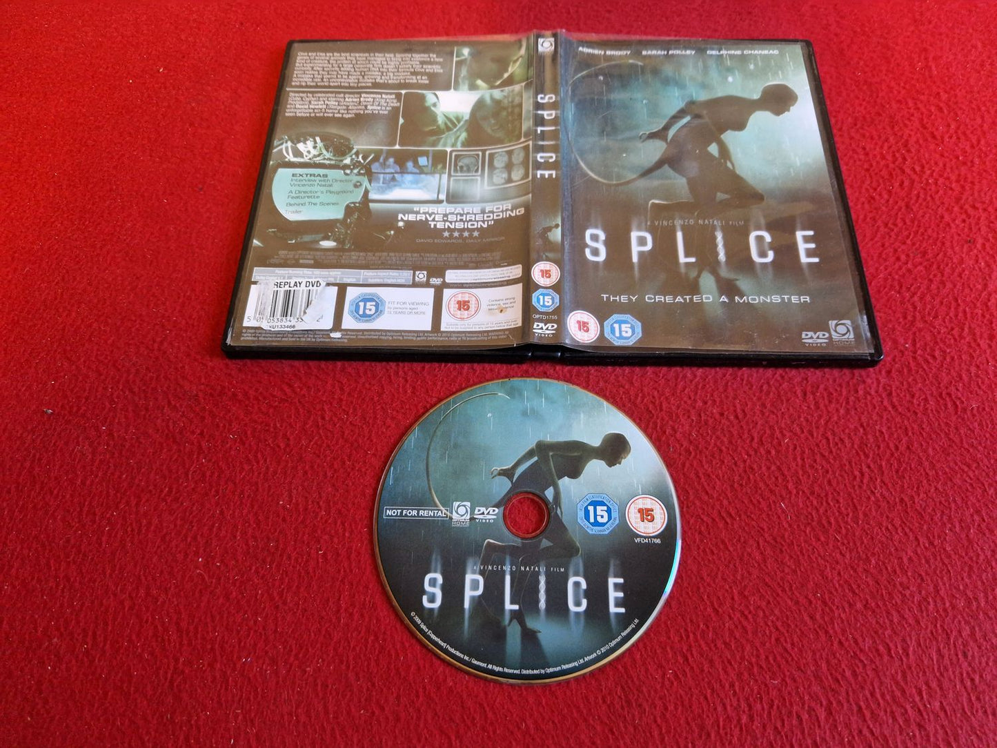 SPLICE DVD