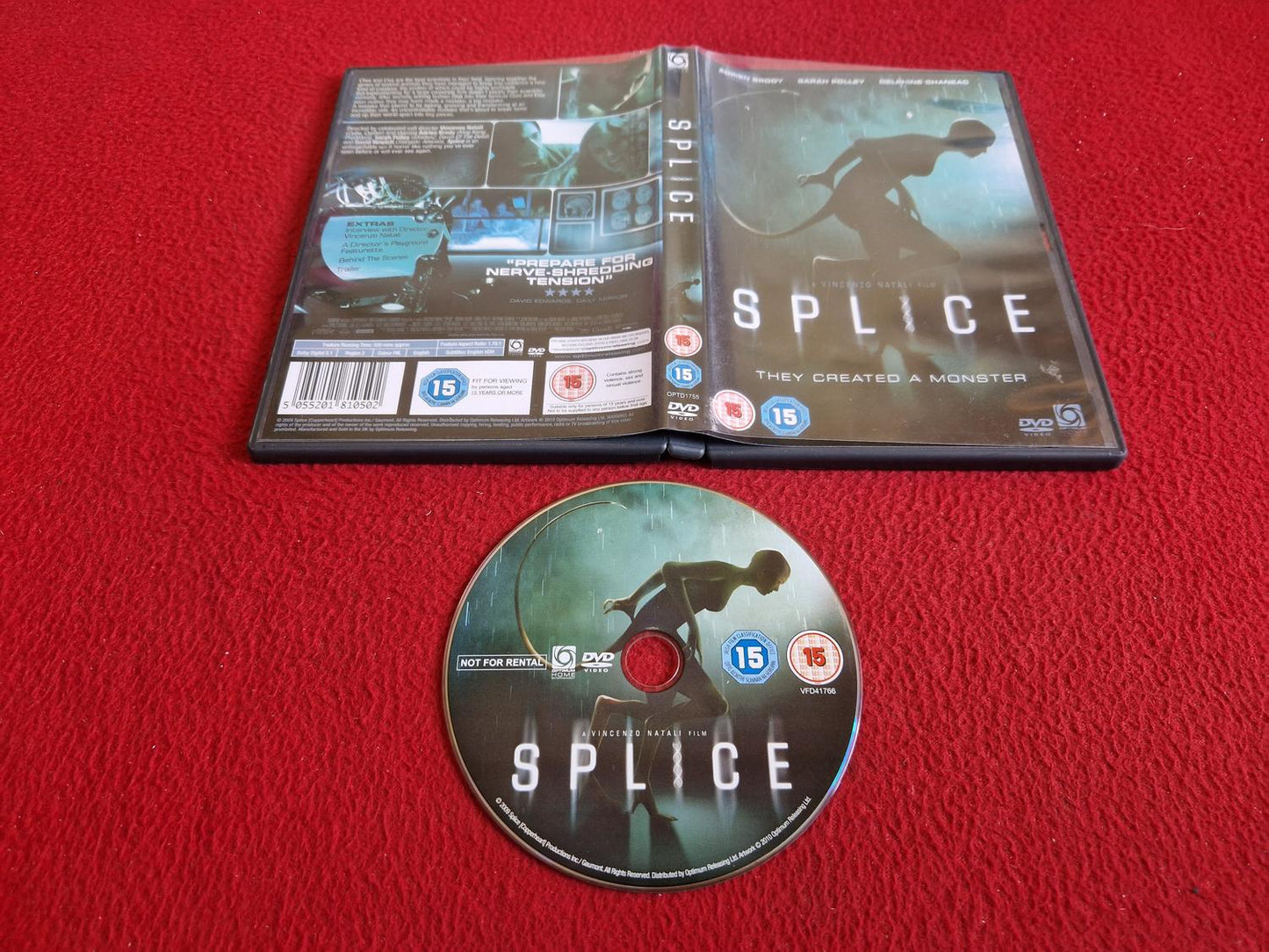 SPLICE DVD