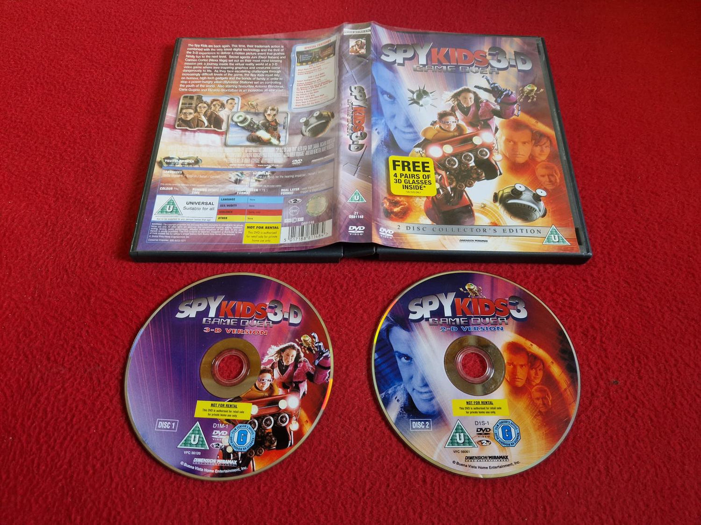 SPY KIDS 3D GAME OVER DVD