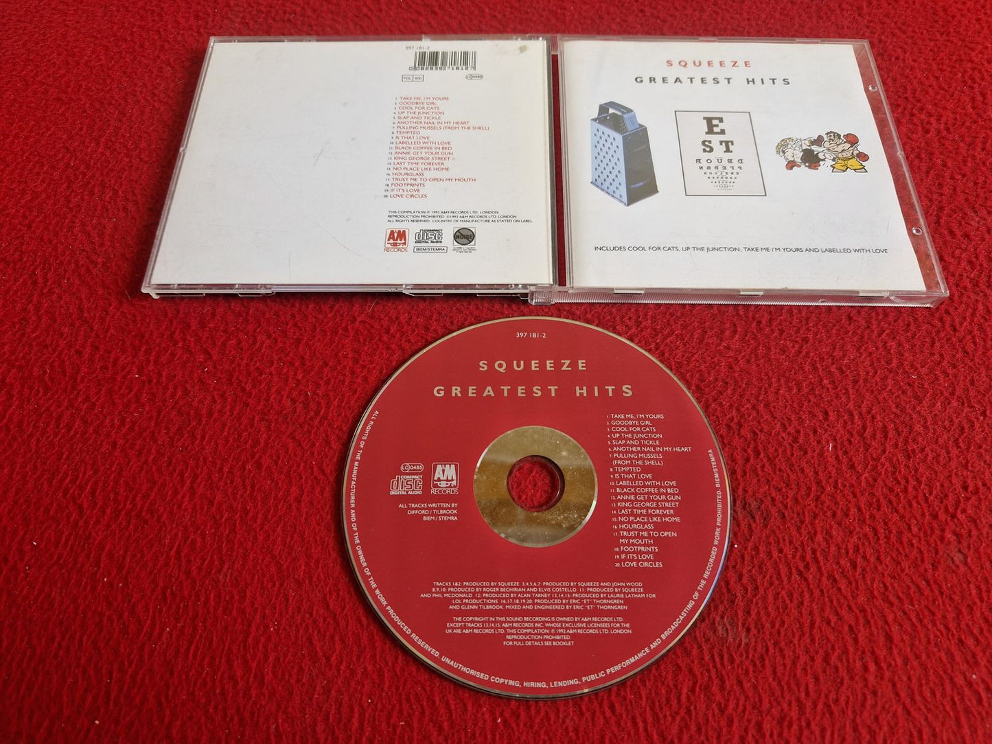SQUEEZE GREATEST HITS CD