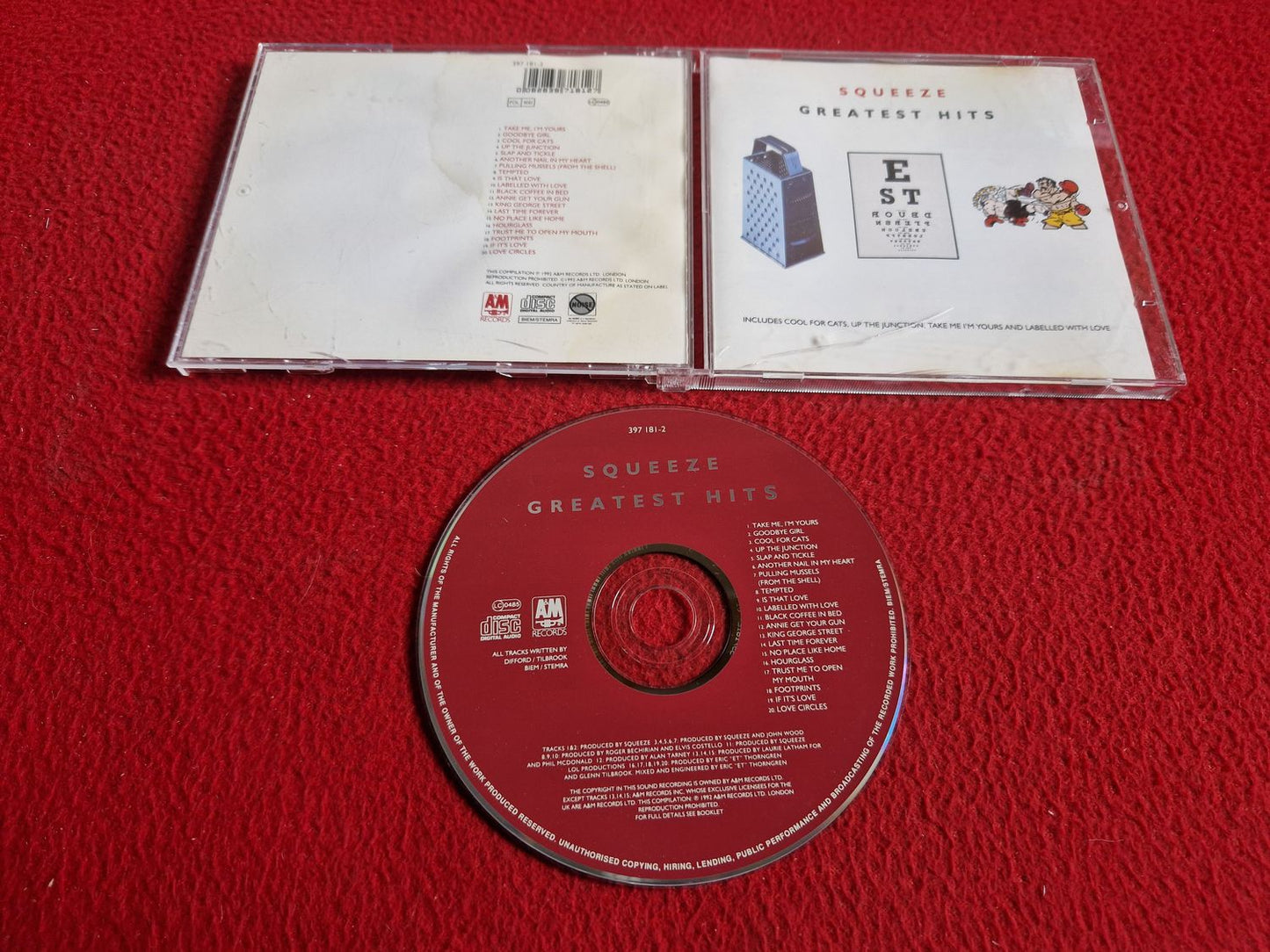 SQUEEZE GREATEST HITS CD