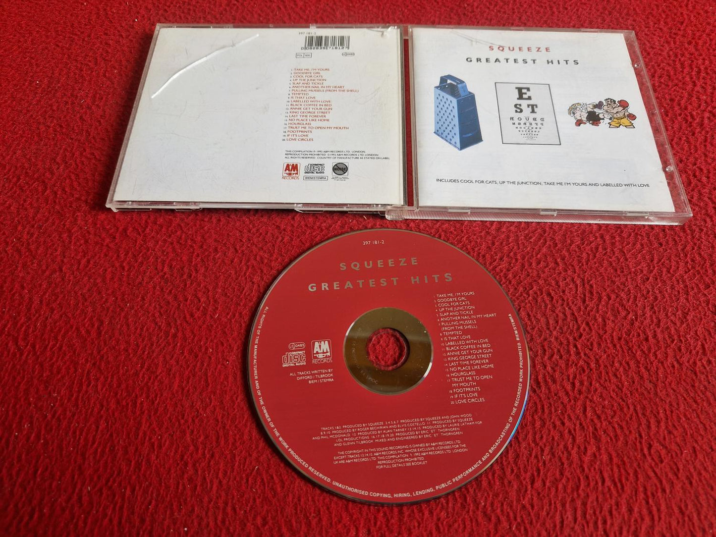 SQUEEZE GREATEST HITS CD