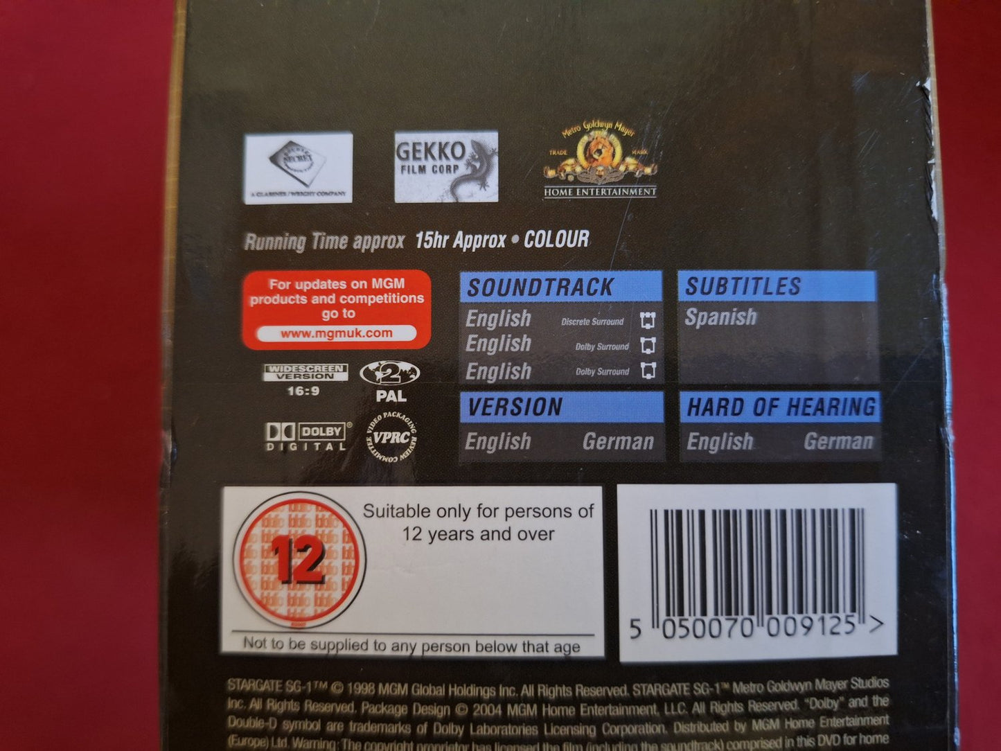 STARGATE SG1 SEASON 2 BOX DVD