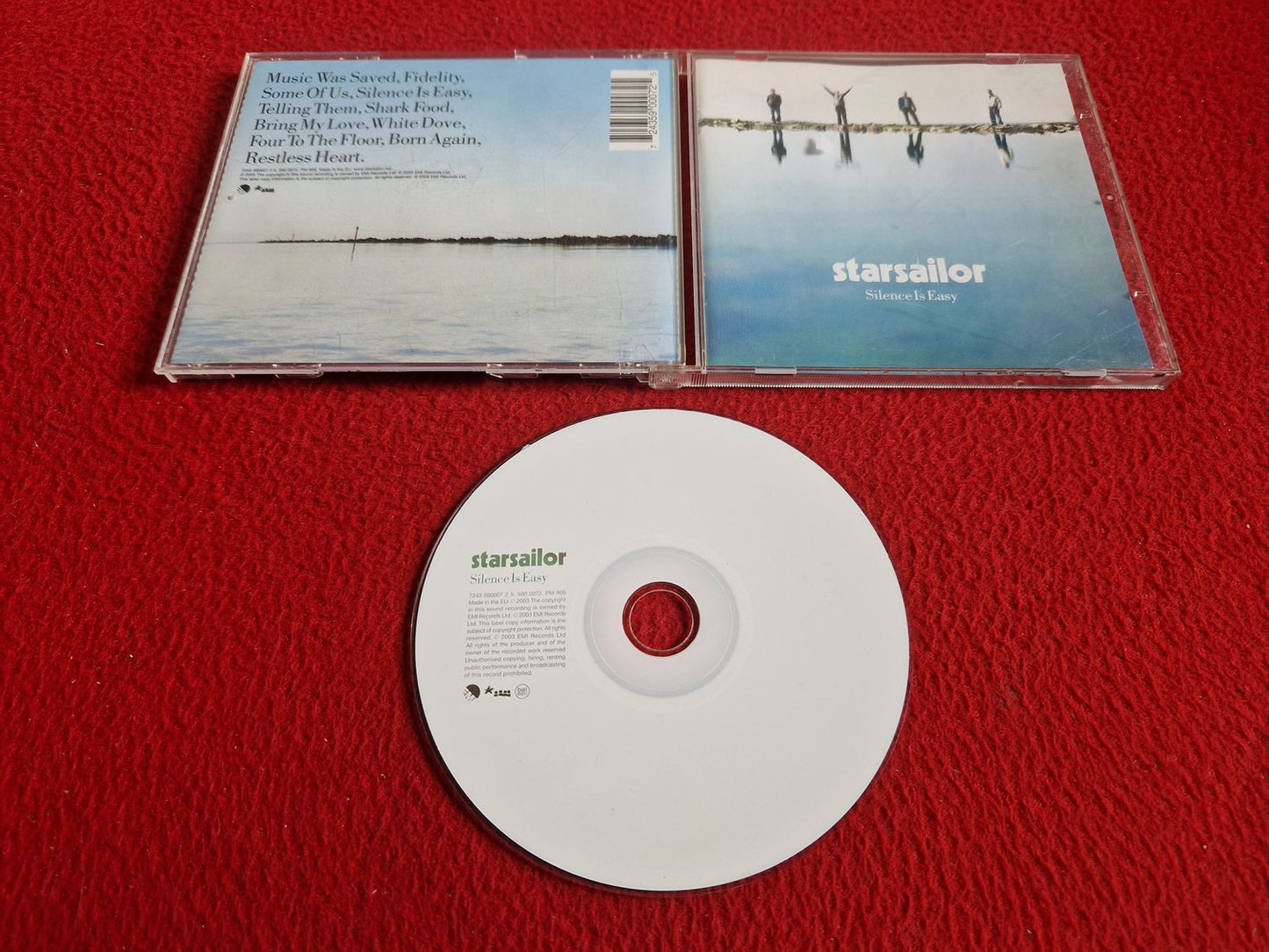 STARSAILOR SILENCE IS EASY CD