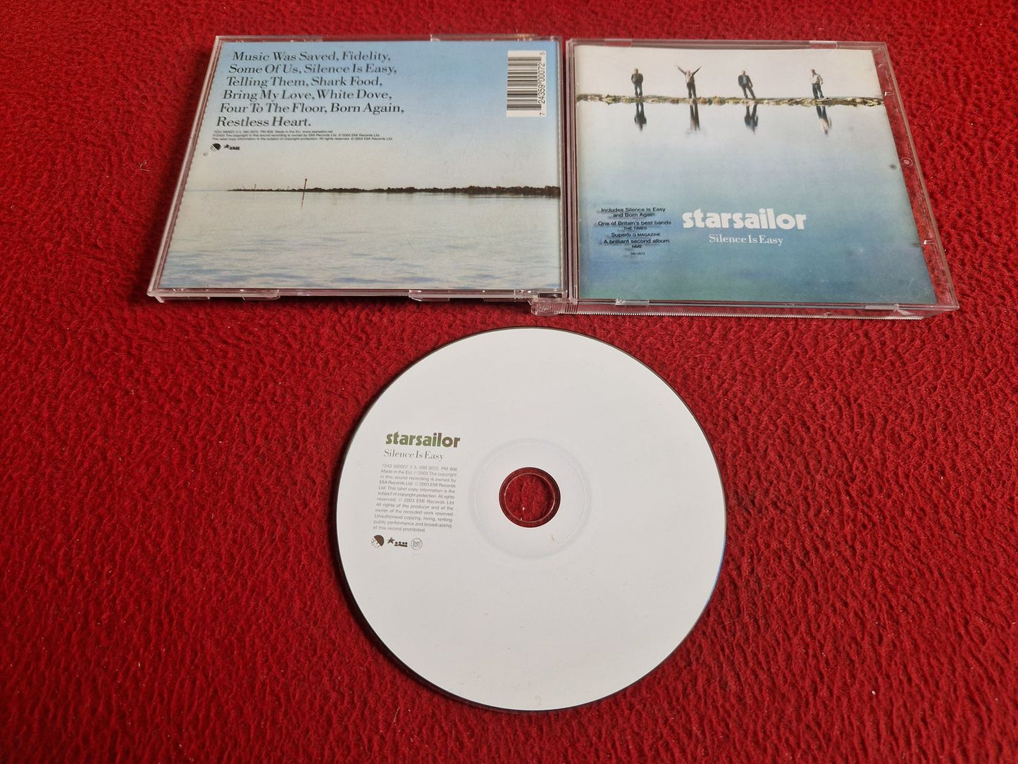 STARSAILOR SILENCE IS EASY CD