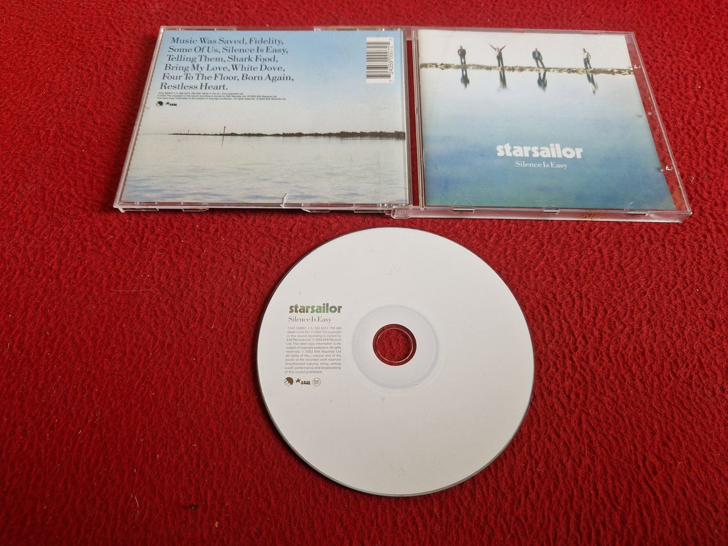 STARSAILOR SILENCE IS EASY CD