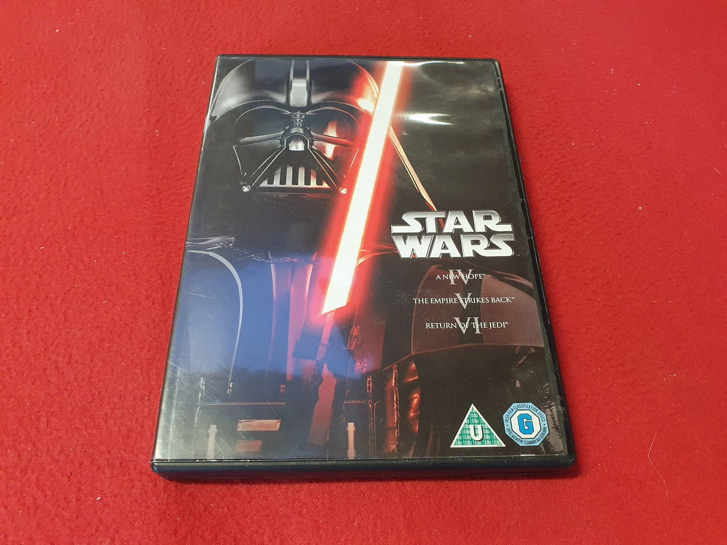 STAR WARS IV - VI BOX till DVD