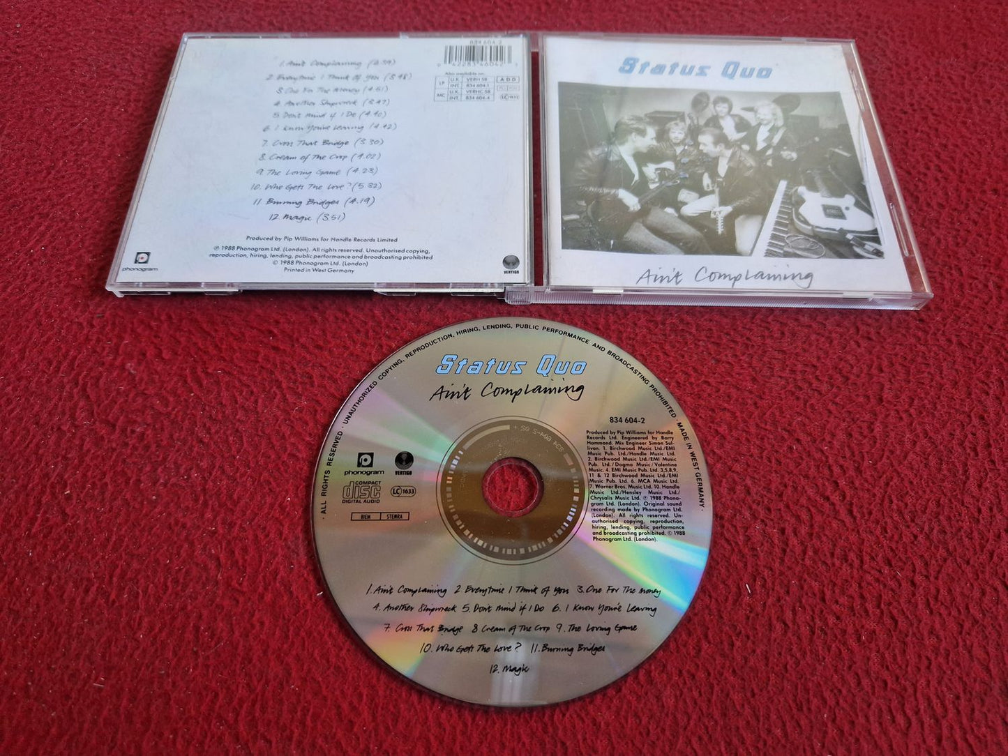 STATUS QUO AIN'T COMPLAINING CD