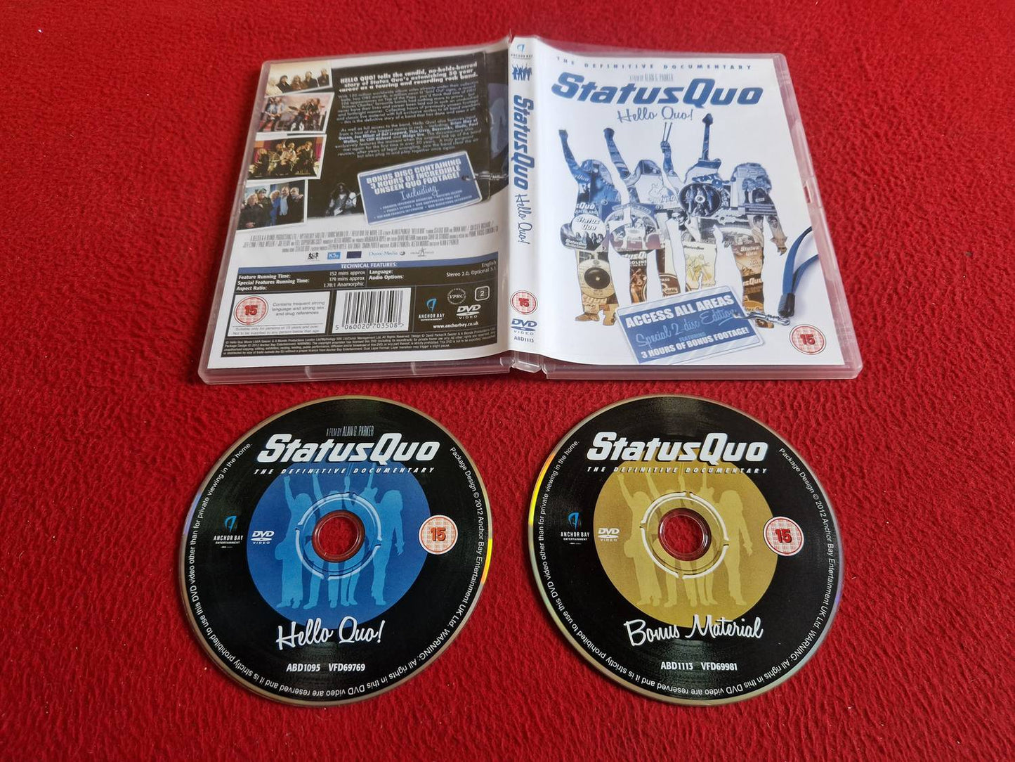 STATUS QUO HELLO QUO DVD