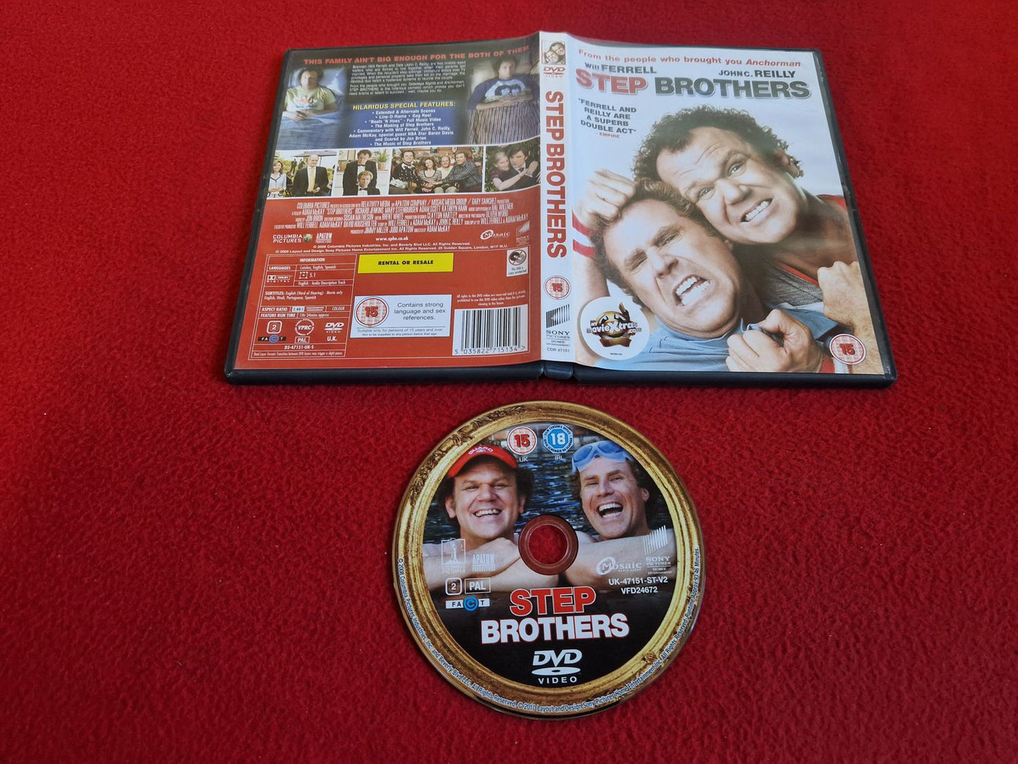 STEP BROTHERS DVD