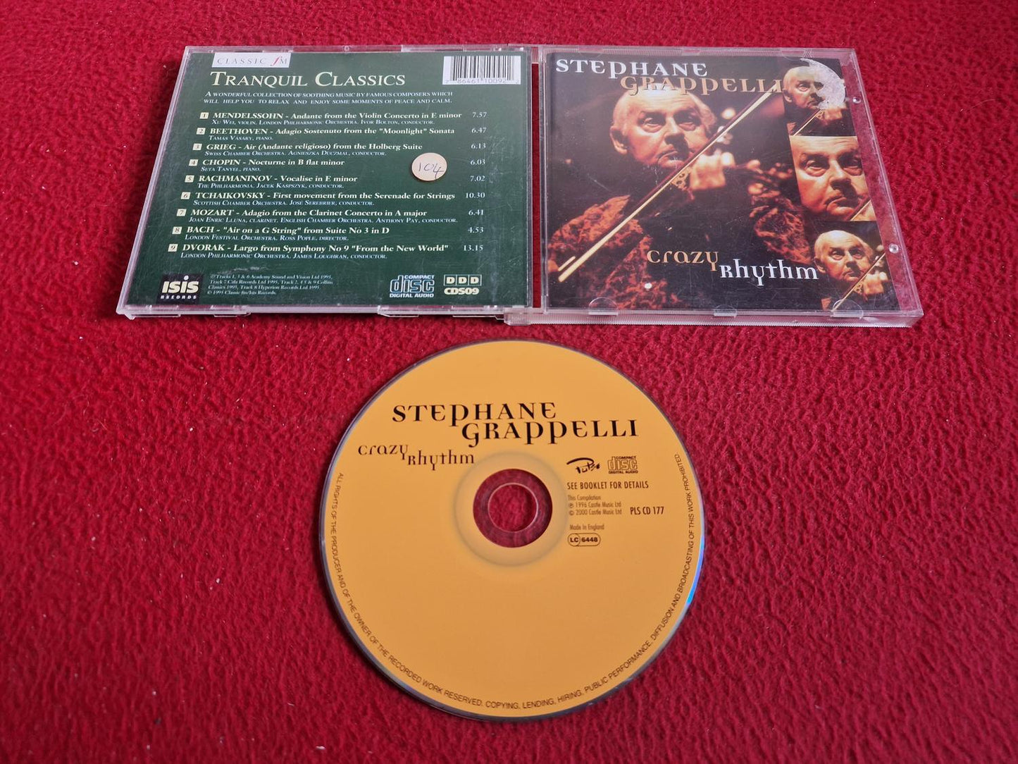 STEPHANE GRAPPELLI CRAZY RHYTHM CD