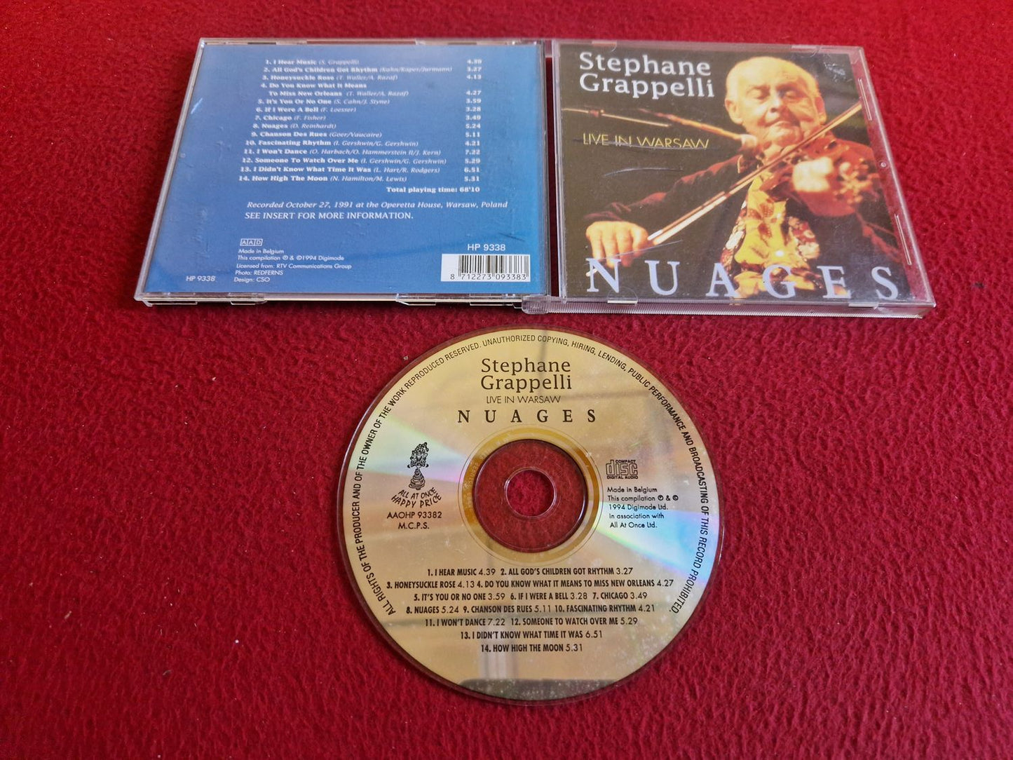 STEPHANE GRAPPELLI NUAGES LIVE IN WARSAW CD