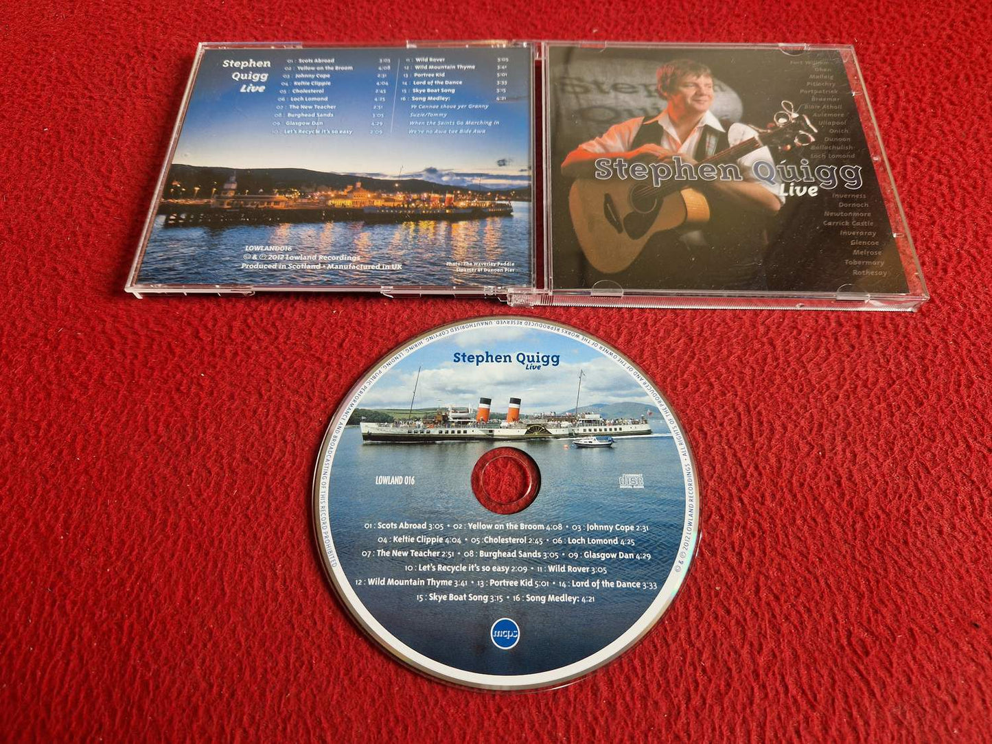 STEPHEN QUIGG LIVE CD