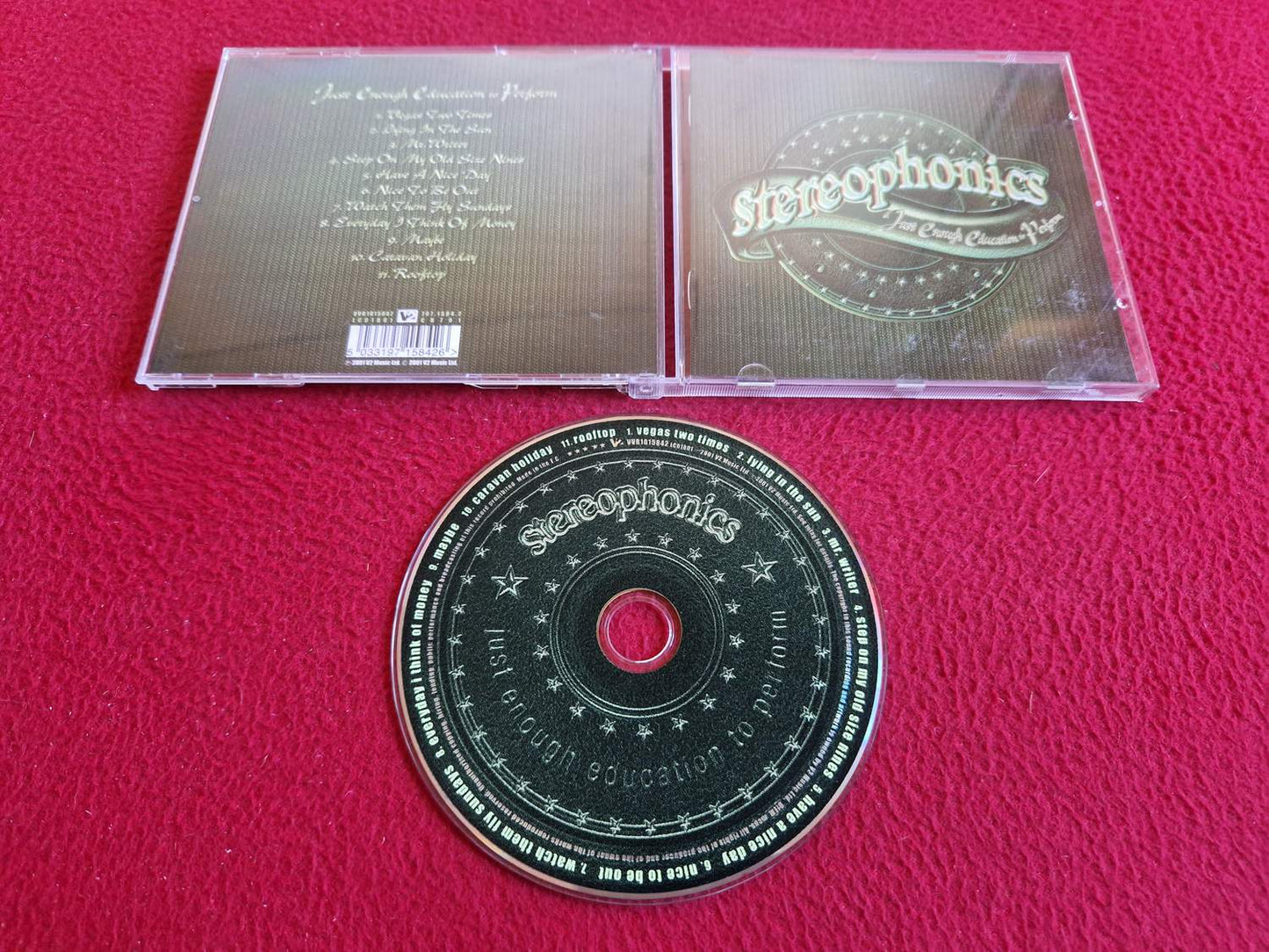 STEREOPHONICS JUST ENOUGH EDUCATION TO PERFORM CD