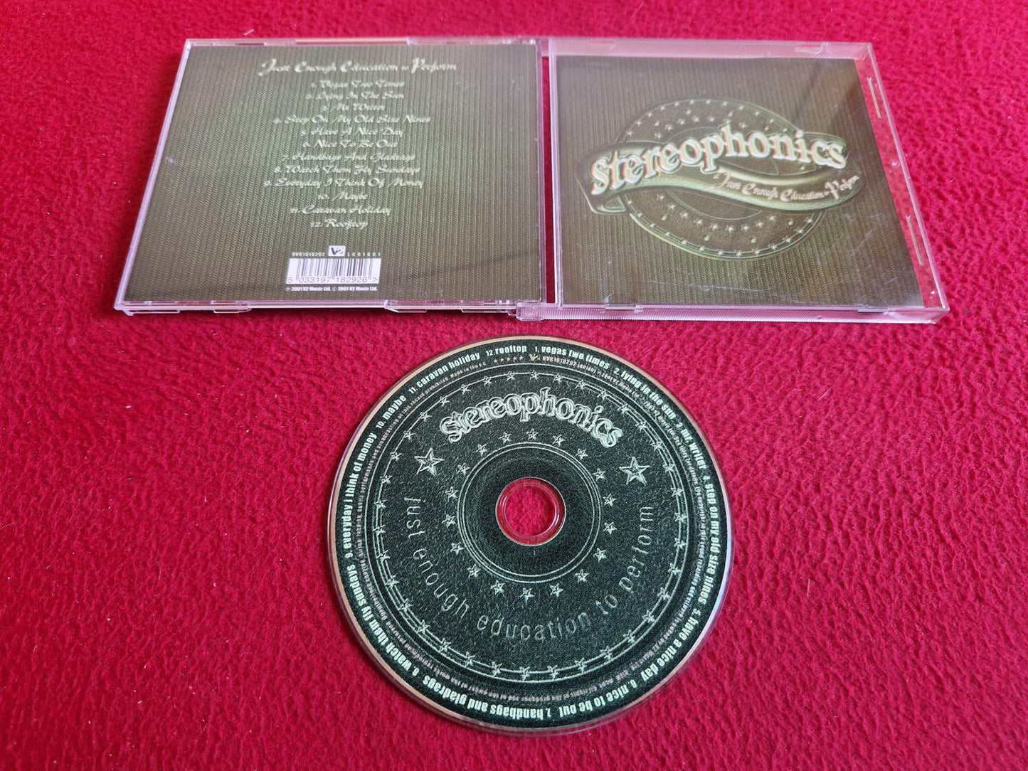 STEREOPHONICS JUST ENOUGH EDUCATION TO PERFORM CD