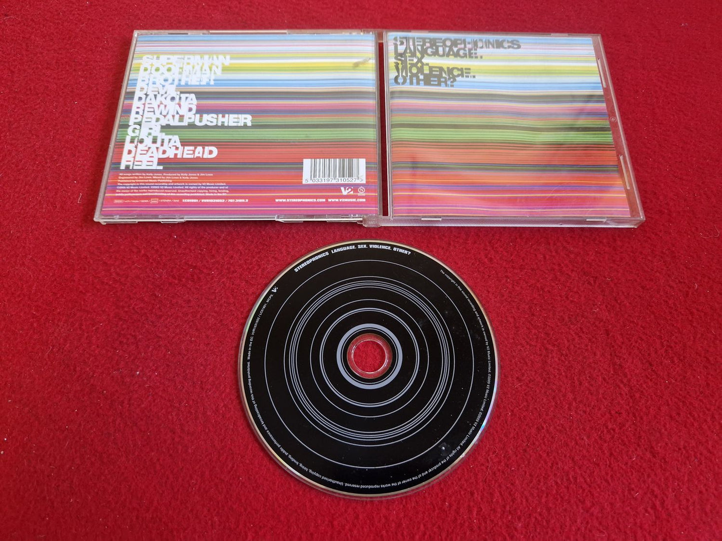STEREOPHONICS LANGUAGE SEX VIOLENCE OTHER till CD