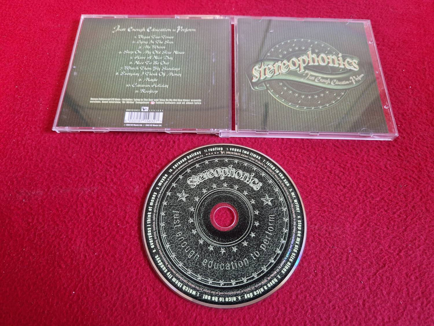 STEROPHONICS JUST ENOUGH EDUCATION TO PERFORM CD