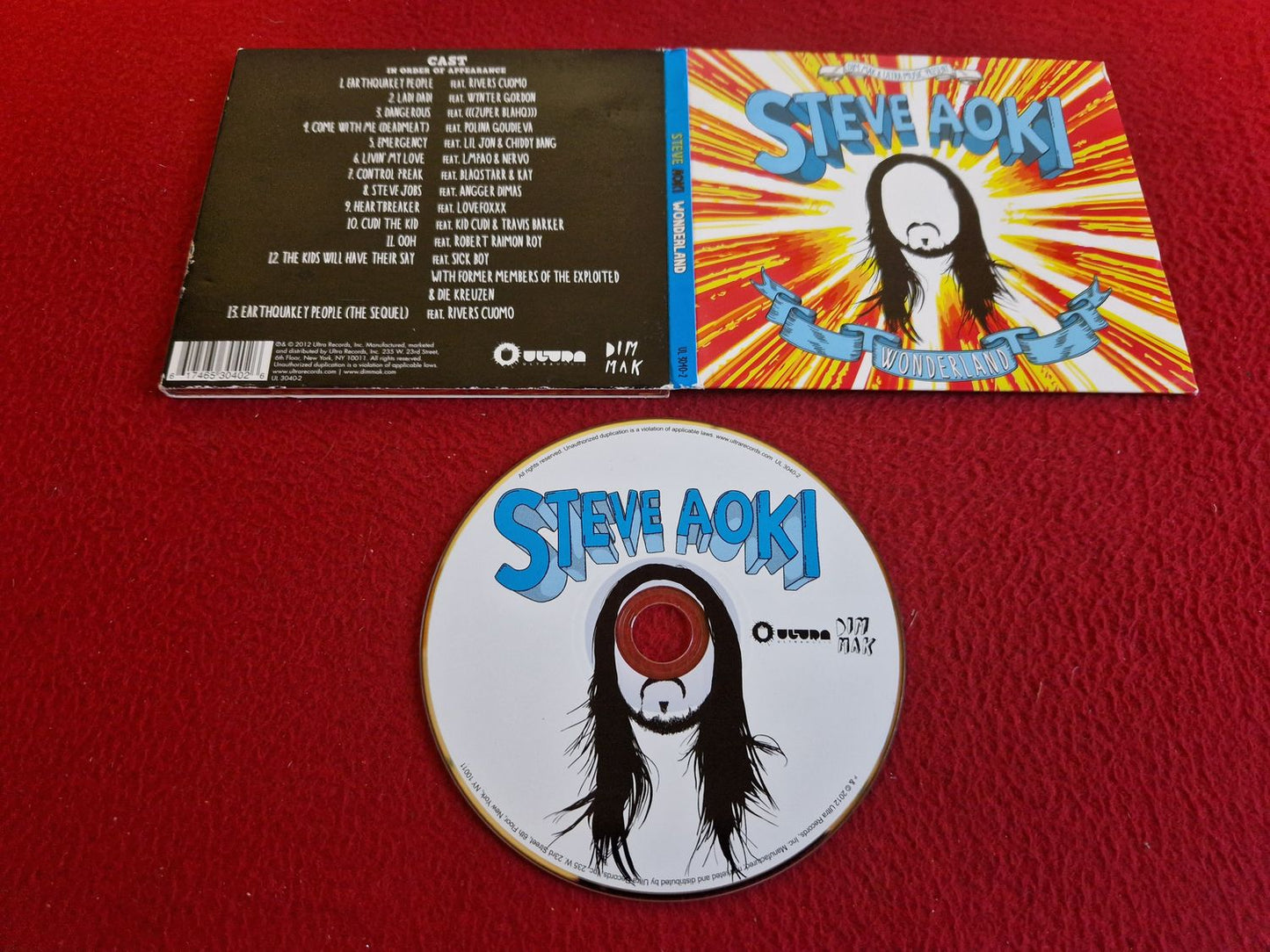 STEVE AOKI WONDERLAND CD