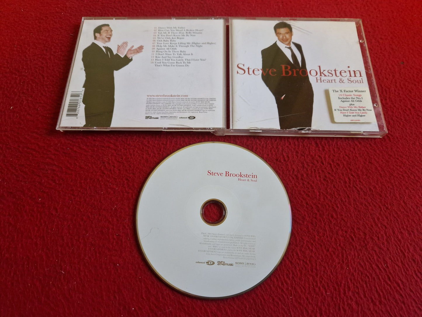 STEVE BROOKSTEIN HEART & SOUL CD