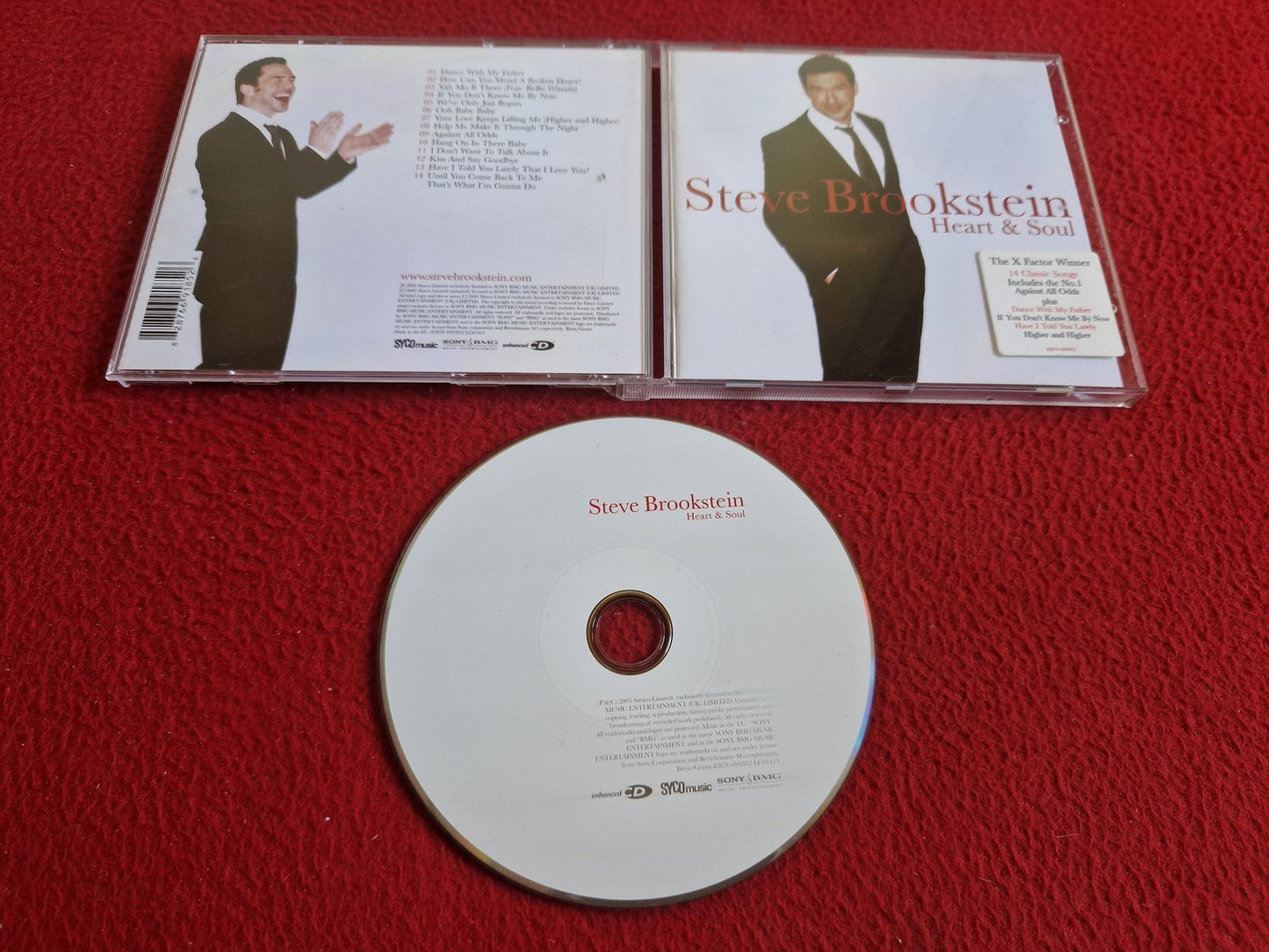 STEVE BROOKSTEIN HEART & SOUL CD