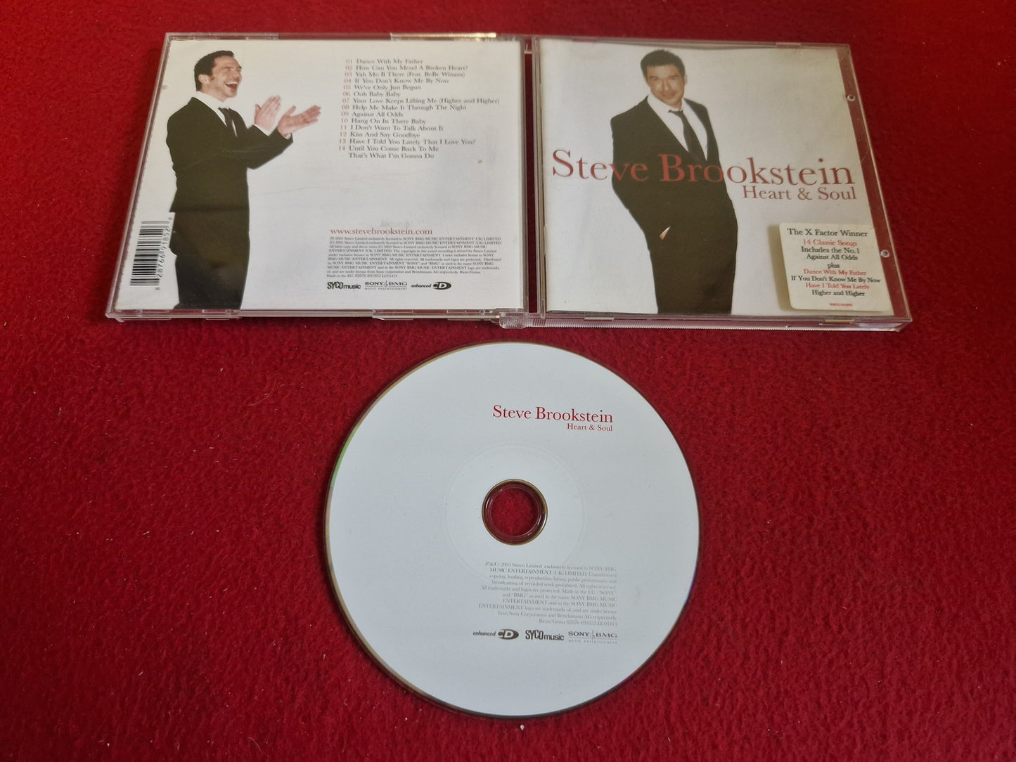 STEVE BROOKSTEIN HEART & SOUL till CD