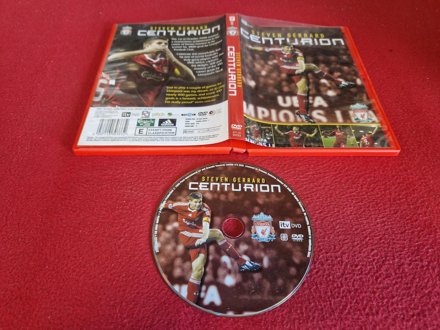 STEVEN GERRARD CENTURION till DVD