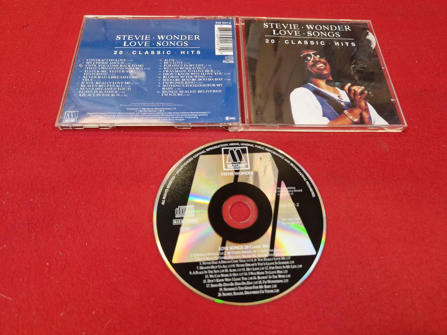 STEVIE WONDER LOVE SONGS till CD