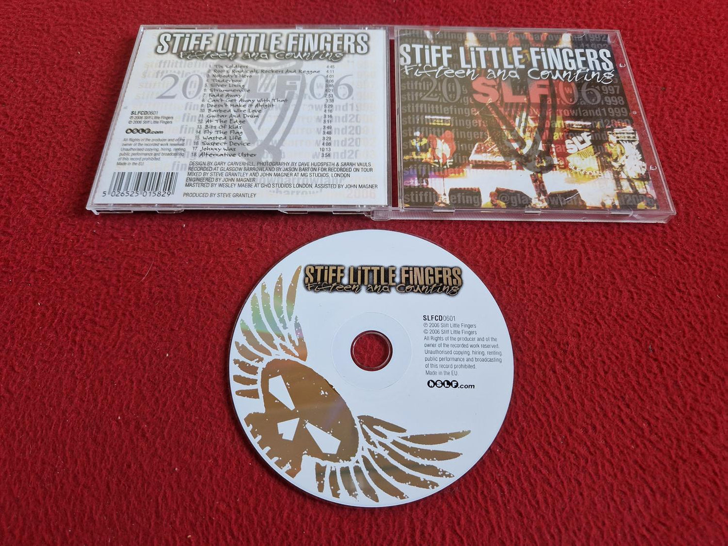 STIFF LITTLE FINGERS FIFTEEN AND COUNTING CD
