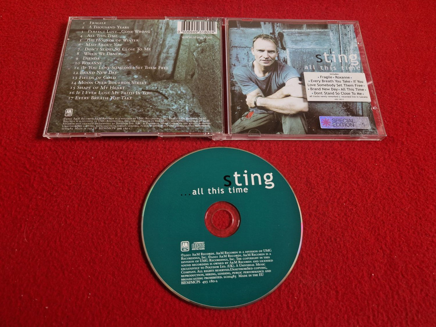 STING ALL THIS TIME till CD